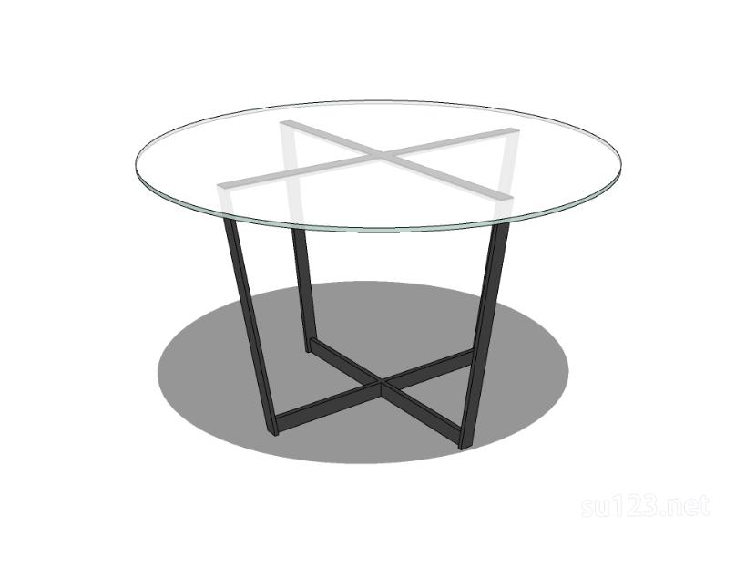 餐桌1SU模型草图大师sketchup模型