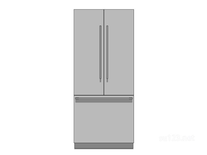 冰箱10SU模型