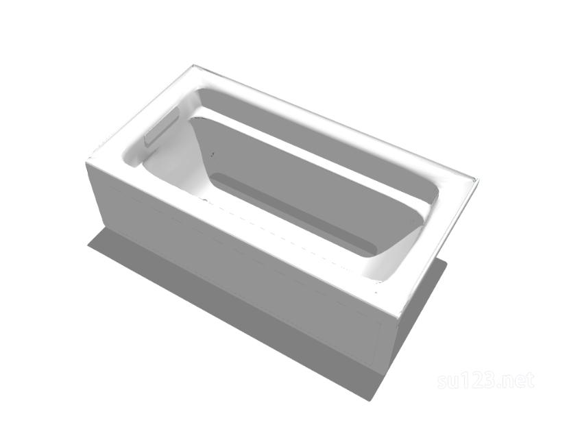 浴缸13SU模型草图大师sketchup模型