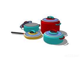 锅罐器具1SU模型
