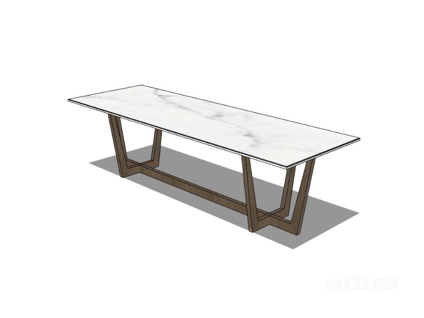餐桌4SU模型