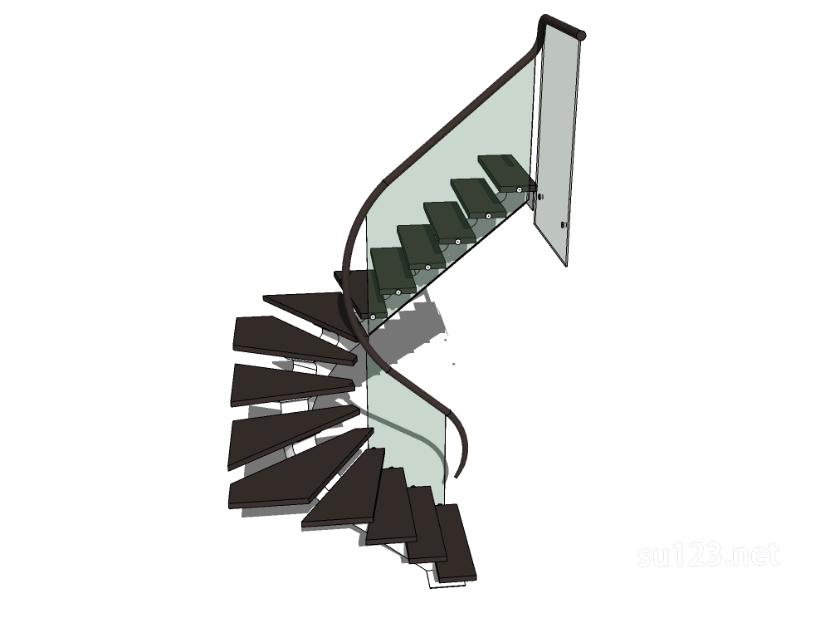 楼梯构件17SU模型