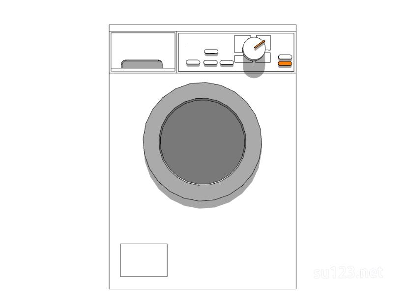 洗衣机6SU模型