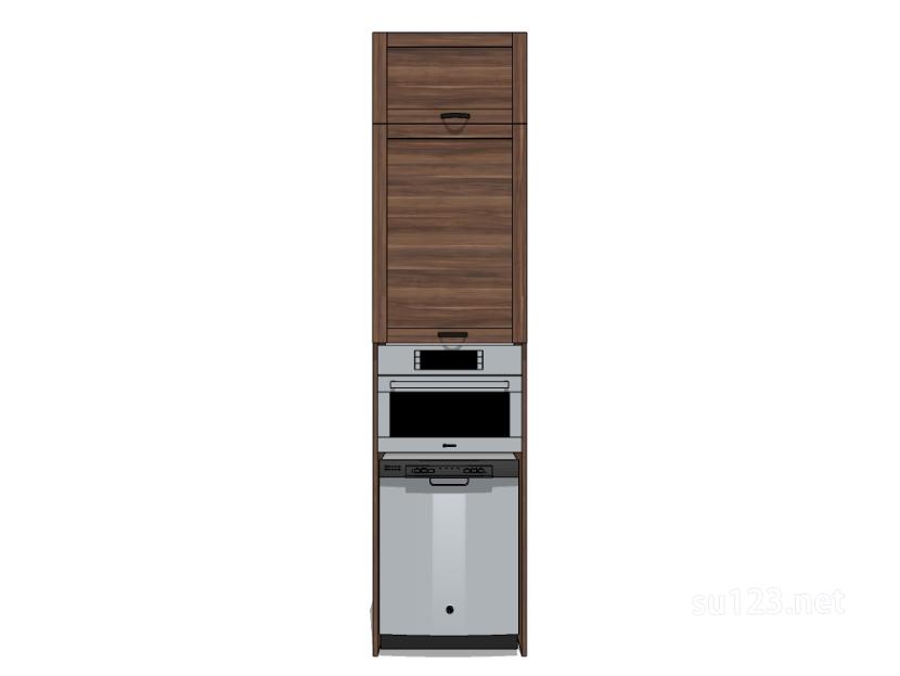 厨房设备微波炉烤箱10SU模型