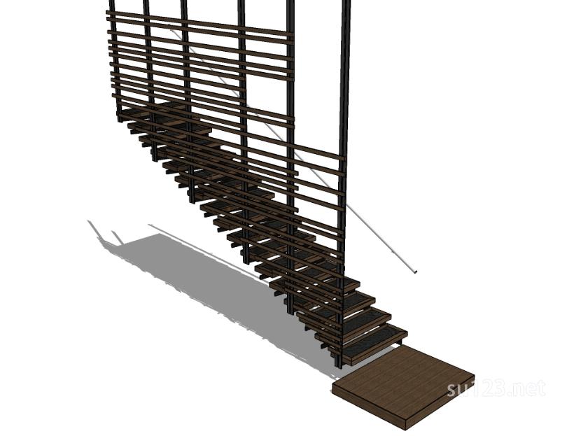 楼梯构件1SU模型