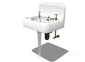 面盆洗漱台洗手池32SU模型