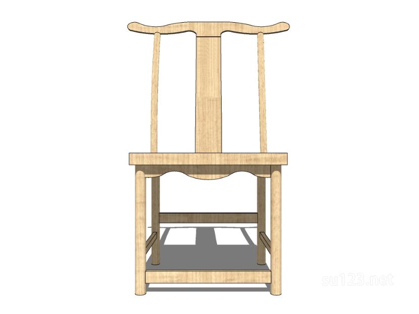 中式椅子3SU模型