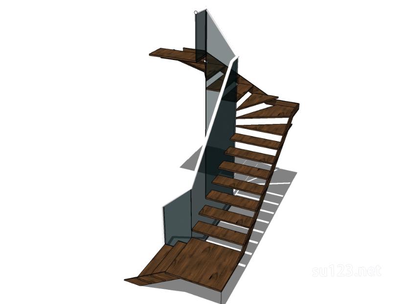 楼梯构件3SU模型