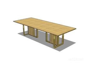 餐桌2SU模型