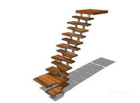 楼梯构件9SU模型