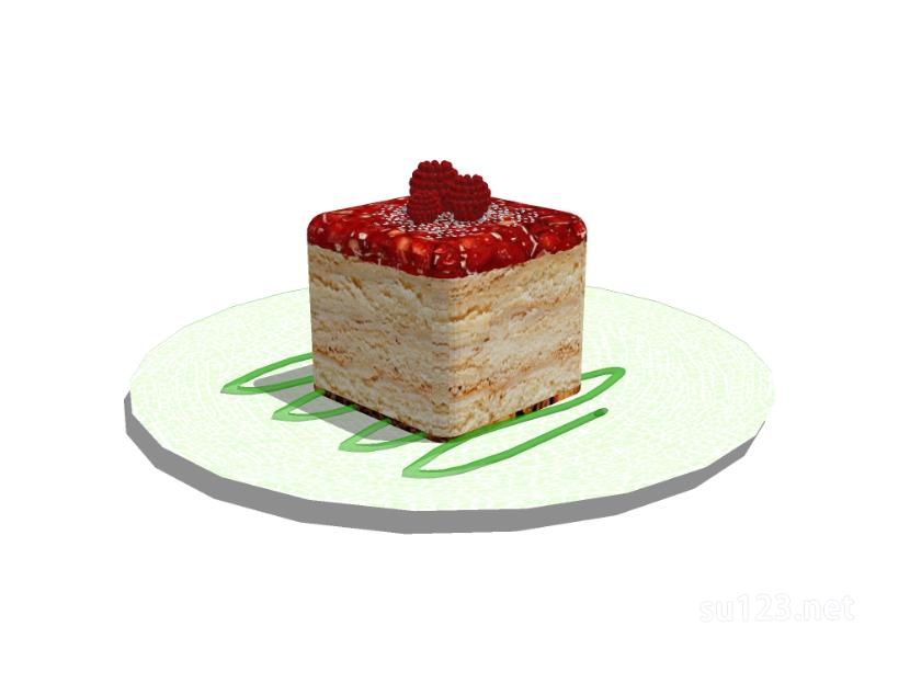 蛋糕1SU模型