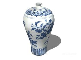 中式陶罐2SU模型