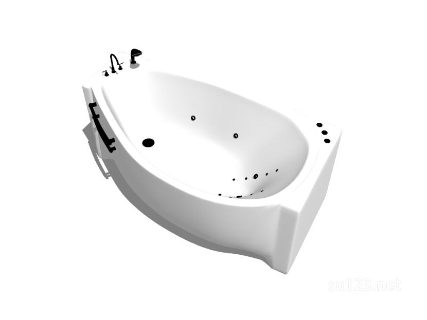 浴缸32SU模型草图大师sketchup模型