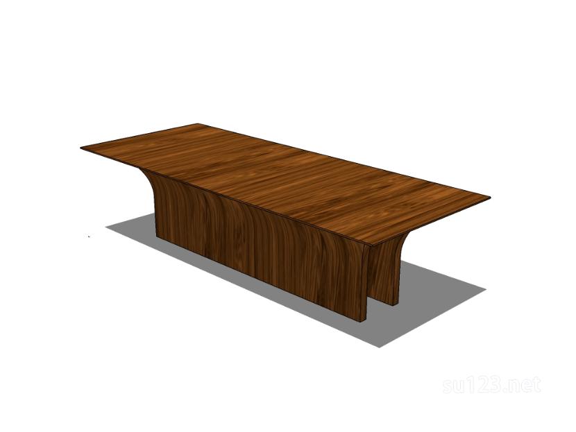 餐桌7SU模型