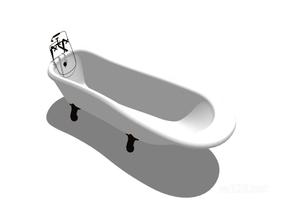 浴缸21SU模型