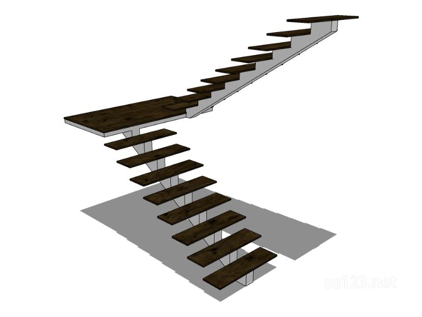 楼梯构件8SU模型