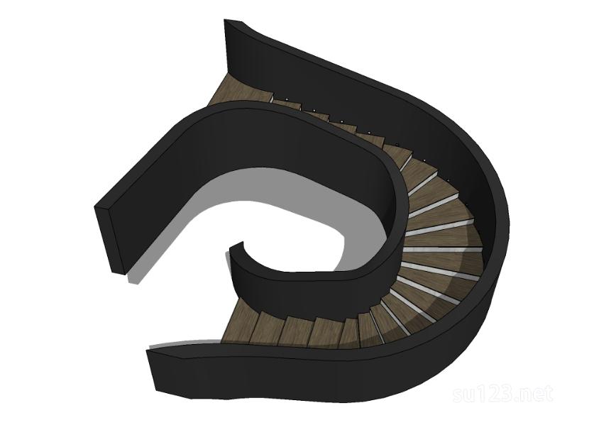 楼梯构件18SU模型草图大师sketchup模型