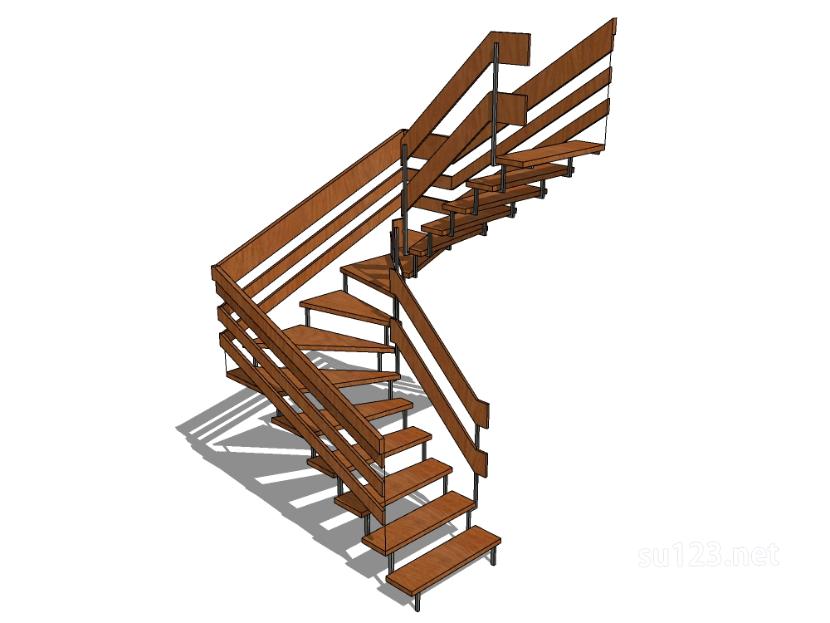 楼梯构件19SU模型