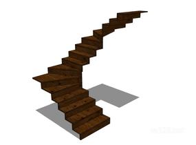 楼梯构件6SU模型