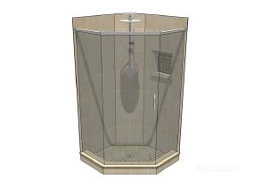 淋浴室5SU模型