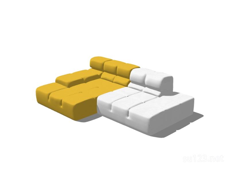 沙发8SU模型
