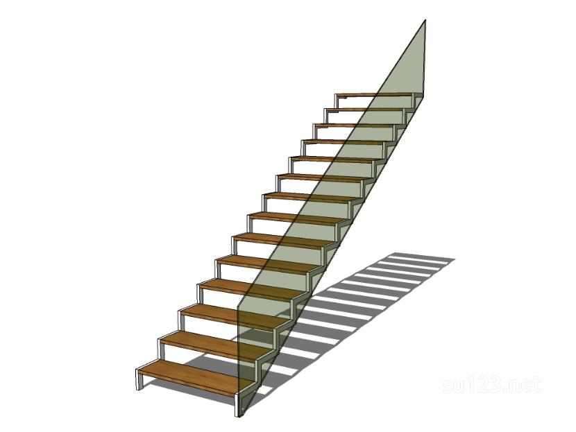 楼梯构件4SU模型草图大师sketchup模型
