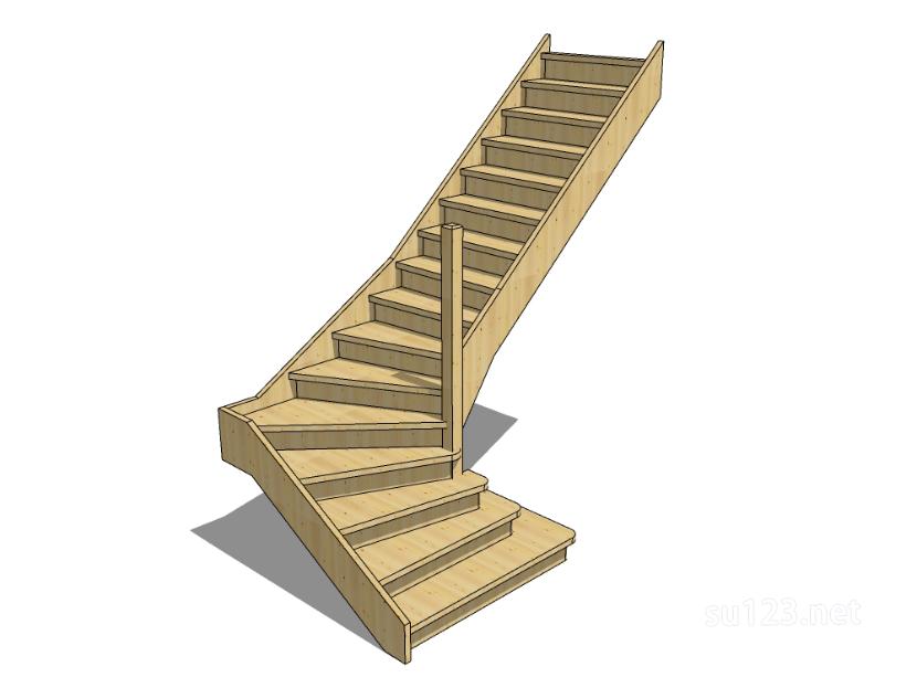 楼梯构件14SU模型草图大师sketchup模型