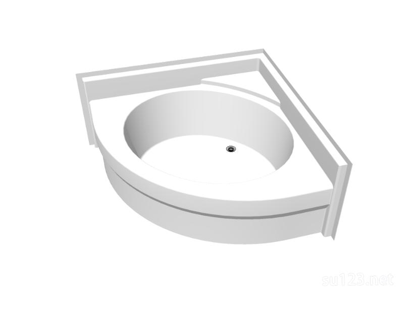 浴缸33SU模型草图大师sketchup模型