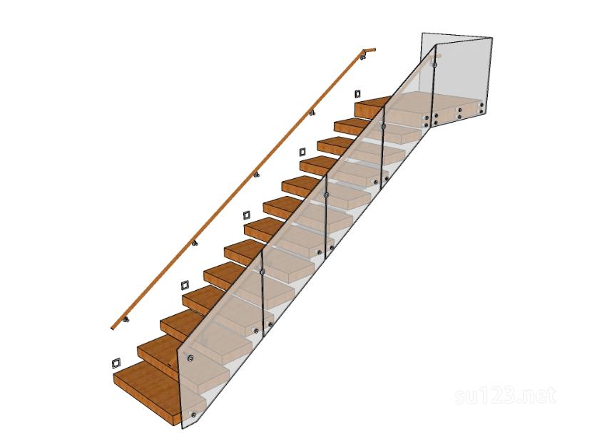 楼梯构件27SU模型