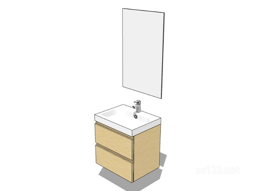 210浴室柜SU模型