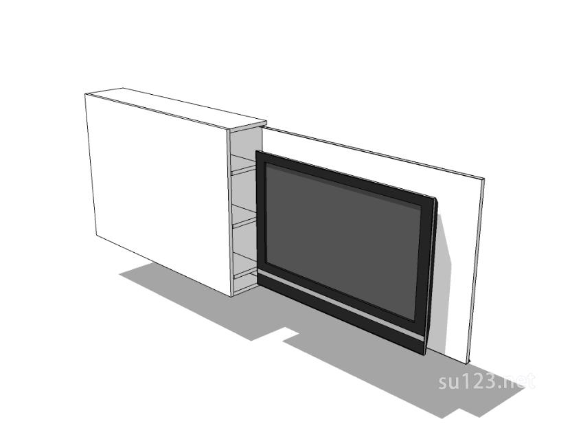 112电视柜SU模型
