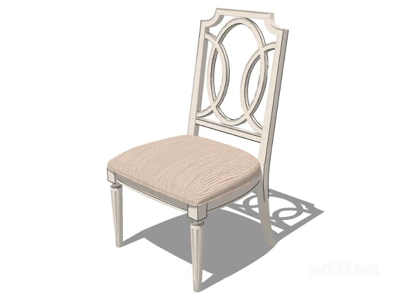 无扶手单椅 (2)SU模型